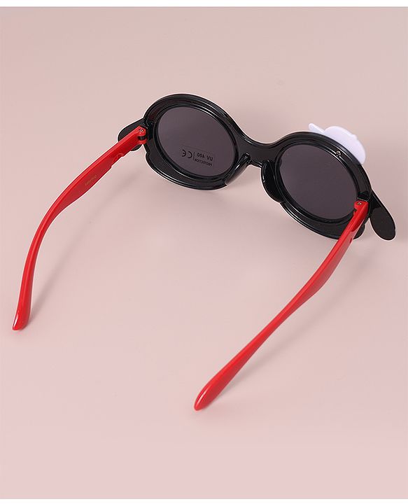 Babyhug Sunglasses With Cap Applique Free Size - Black