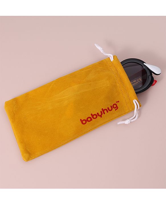 Babyhug Sunglasses With Cap Applique Free Size - Black