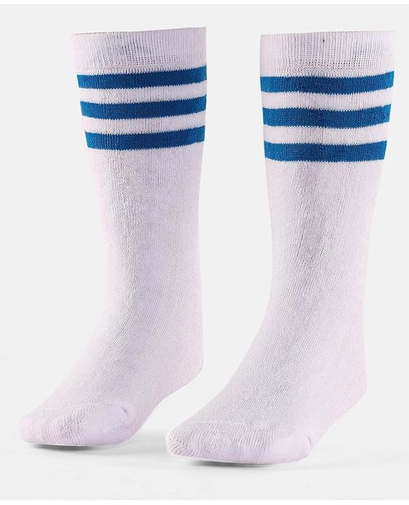 Cute Walk by Babyhug Terry Knit Anti-Bacterial Ankle Length Striped Socks Pack of 3 - Yellow Black & White