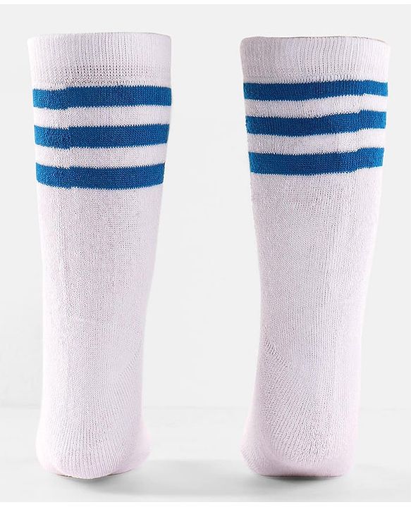 Cute Walk by Babyhug Terry Knit Anti-Bacterial Ankle Length Striped Socks Pack of 3 - Yellow Black & White