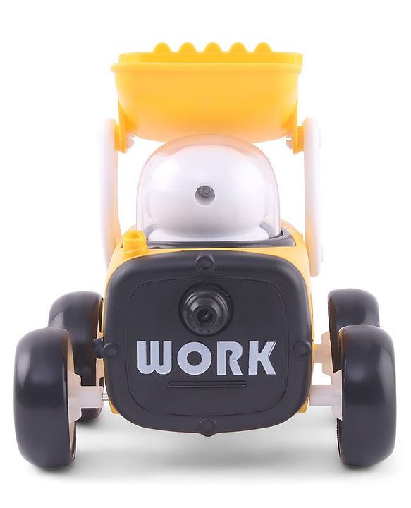 Babyhug Premium Friction Roller & Loader Pack of 2 - Yellow & Black