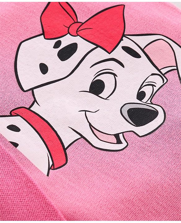 Babyhug Disney  Interlock Knit Caps with 101 Dalmatians Graphic Pack of 3 - Pink Yellow & White