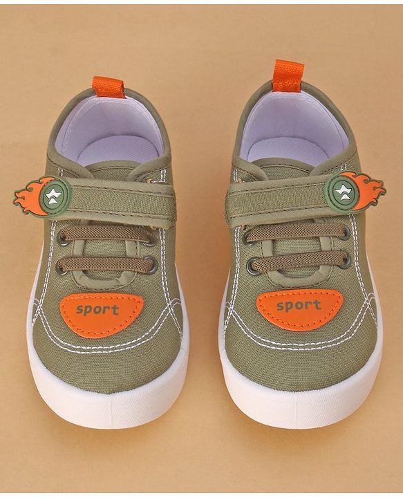 Cute Walk by Babyhug Velcro Closure Casual Shoes - Green