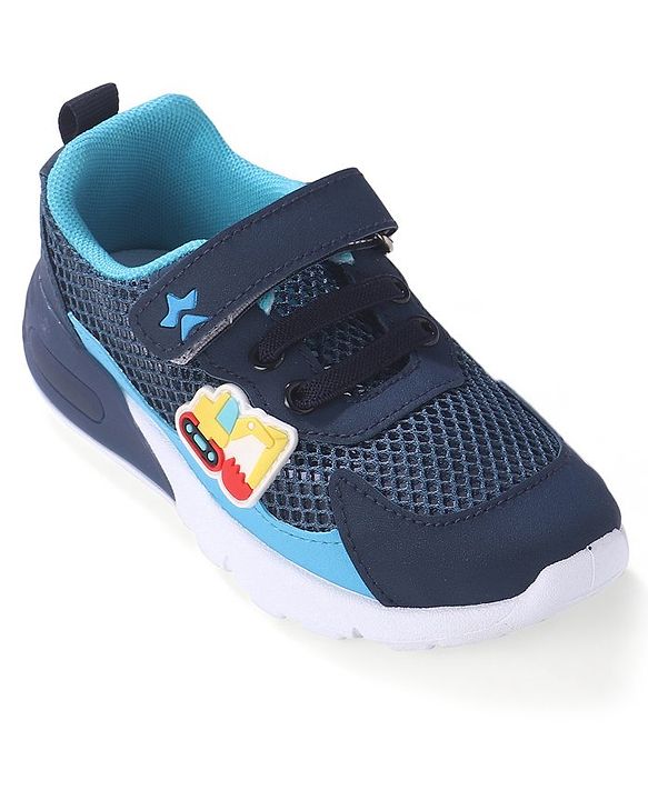 Cute Walk by Babyhug Sneakers Shoes with Velcro Closure - Navy Blue