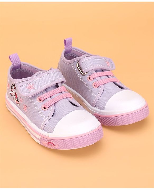 Cute Walk by Babyhug Velcro Closure Casual Shoes - Purple