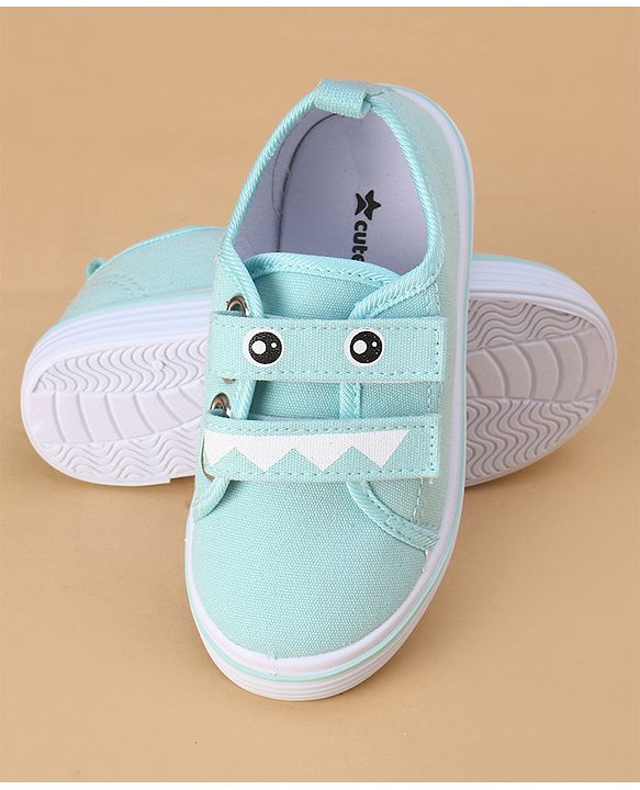 Cute Walk by Babyhug Velcro Closure Casual Shoes - Green