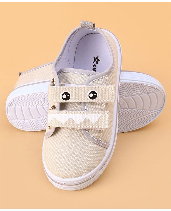 Cute Walk by Babyhug Velcro Closure Casual Shoes - Grey
