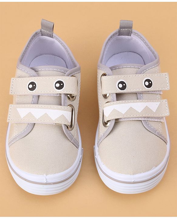 Cute Walk by Babyhug Velcro Closure Casual Shoes - Grey