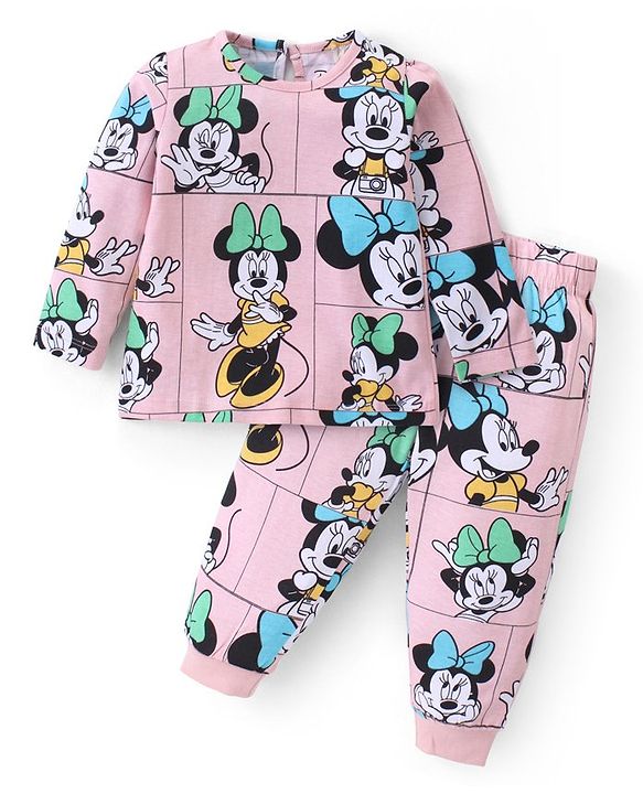 Cute Walk Disney by Babyhug Cotton Knit Anti Bacterial Ankle Length Socks Minnie Mouse Design Pack of 3 - Black Pink & Grey