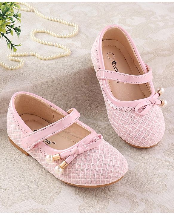 Cute Walk by Babyhug Velcro Closure Ballerina - Pink