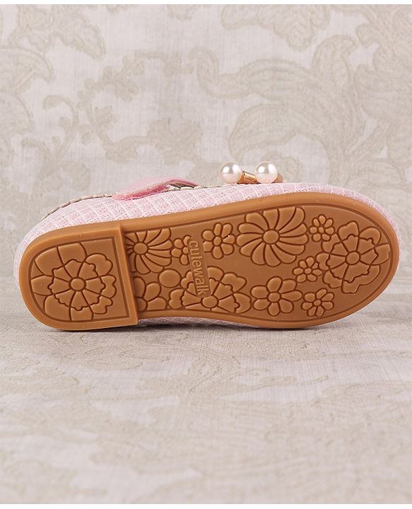 Cute Walk by Babyhug Velcro Closure Ballerina - Pink