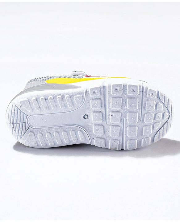 Cute Walk by Babyhug Sneaker Shoes with Vecro Closure & Construction Vehicle Appliques - Blue