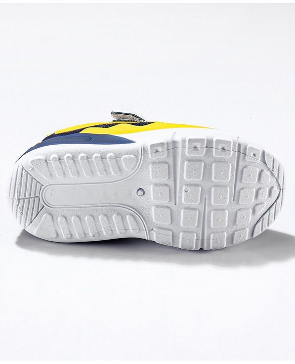 Cute Walk by Babyhug Sneaker Shoes with Vecro Closure &  Crocodile Appliques - Navy