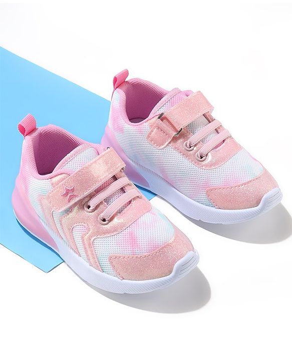 Cute Walk by Babyhug Velcro Closure Sneaker - Pink