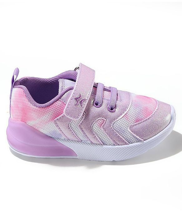 Cute Walk by Babyhug Velcro Closure Sneaker - Purple