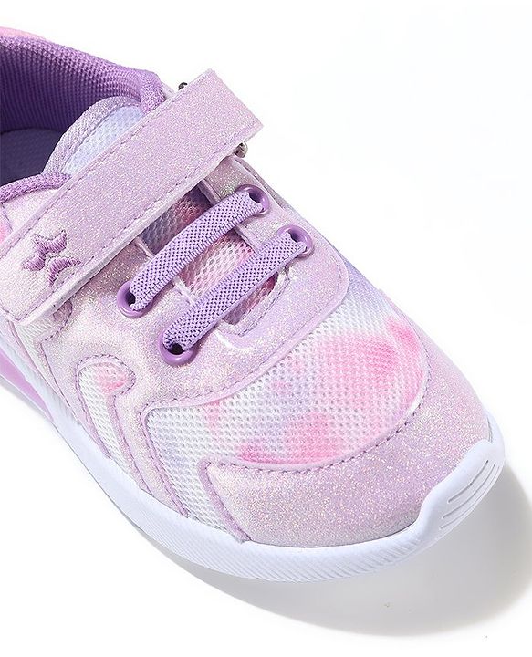 Cute Walk by Babyhug Velcro Closure Sneaker - Purple