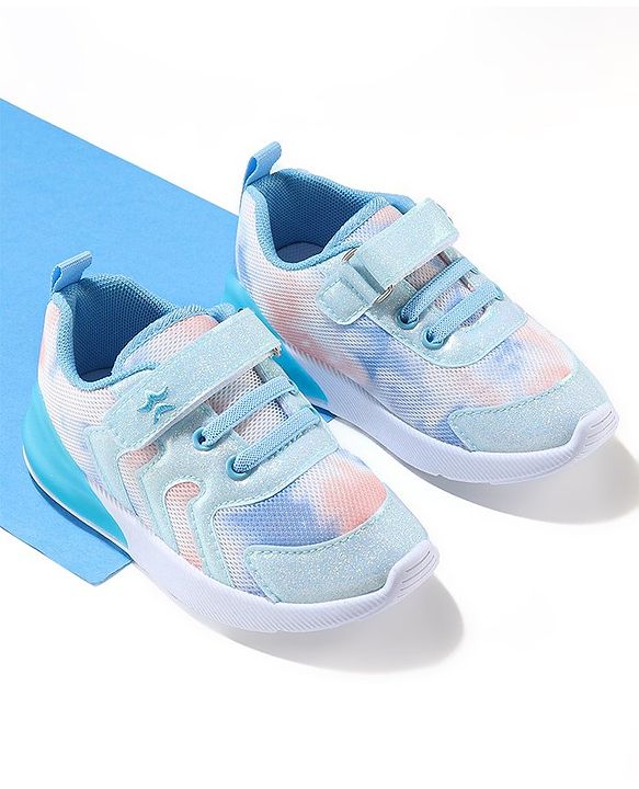 Cute Walk by Babyhug Velcro Closure Sneaker - Light Blue
