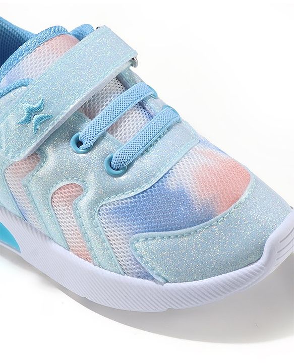 Cute Walk by Babyhug Velcro Closure Sneaker - Light Blue