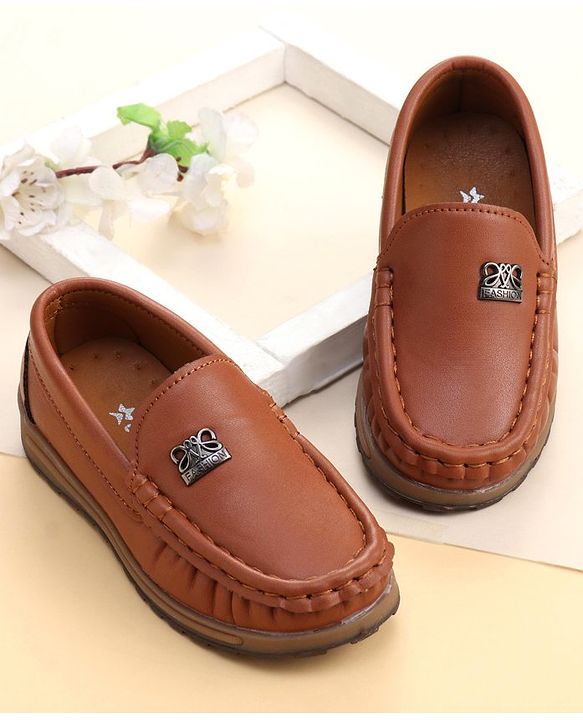 Cute Walk By Babyhug Slip On Loafers -  Brown