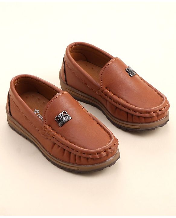 Cute Walk By Babyhug Slip On Loafers -  Brown