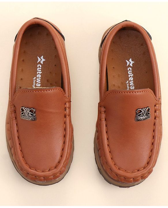 Cute Walk By Babyhug Slip On Loafers -  Brown