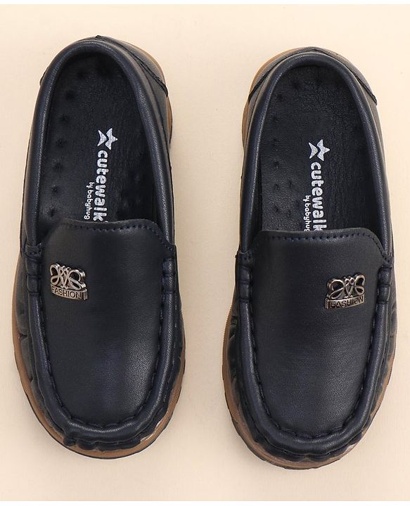Cute Walk By Babyhug Slip On Loafers -  Brown