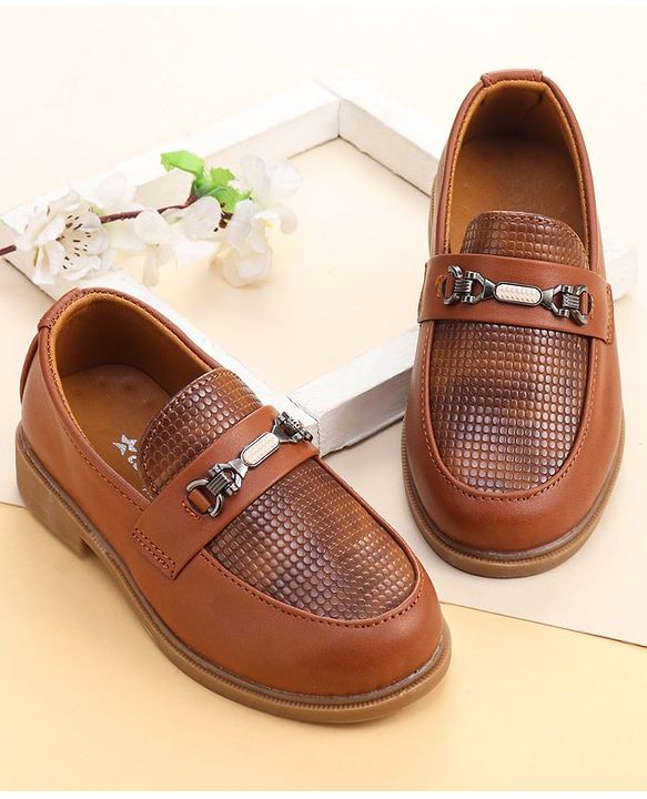 Cute Walk by Babyhug Slip On  Formal Shoes - Brown