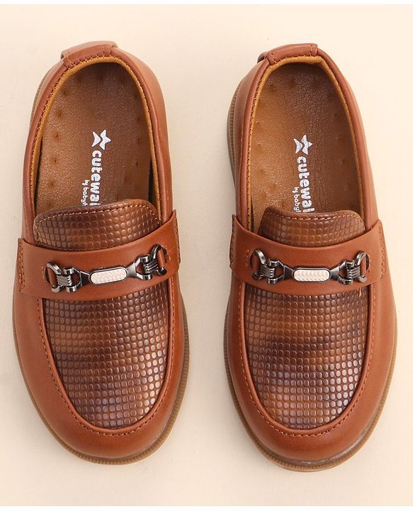 Cute Walk by Babyhug Slip On  Formal Shoes - Brown