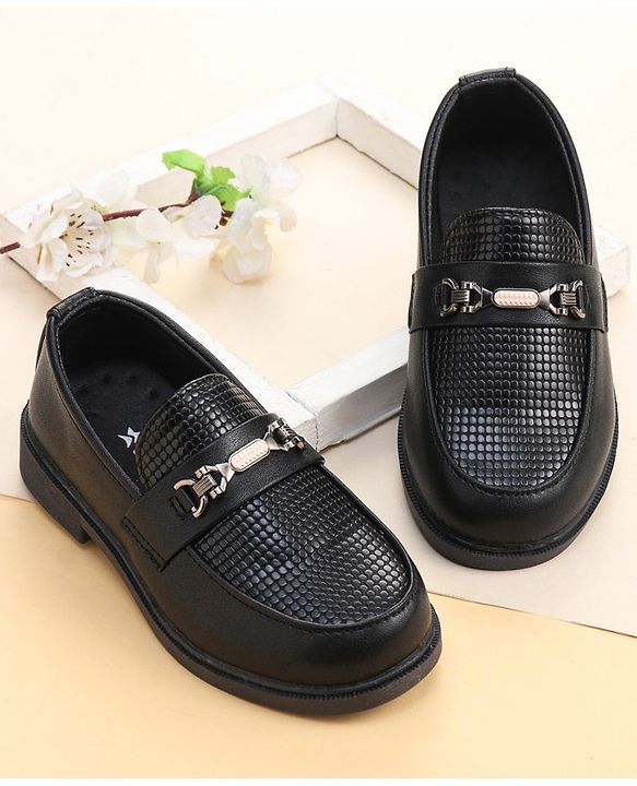 Cute Walk by Babyhug Slip On  Formal Shoes - Black