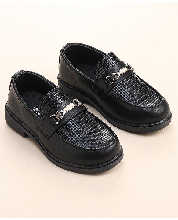 Cute Walk by Babyhug Slip On  Formal Shoes - Black