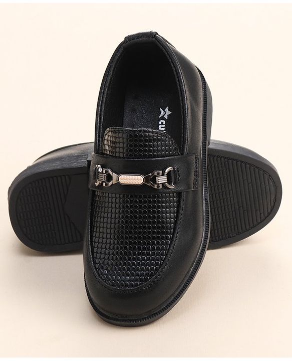 Cute Walk by Babyhug Slip On  Formal Shoes - Black