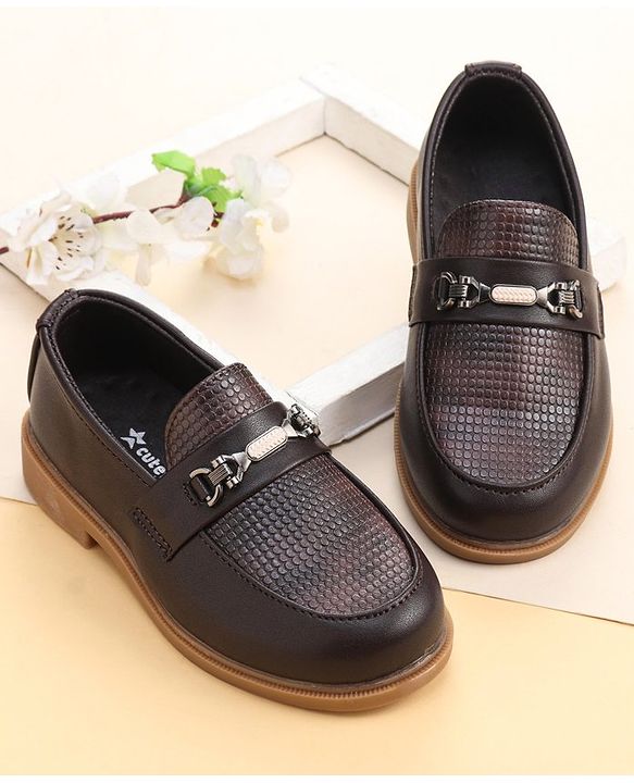 Cute Walk by Babyhug Slip On  Formal Shoes - Brown