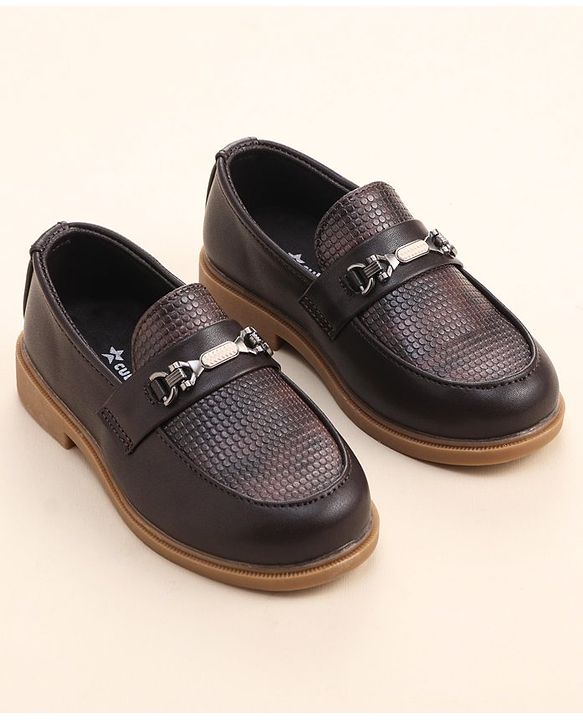 Cute Walk by Babyhug Slip On  Formal Shoes - Brown