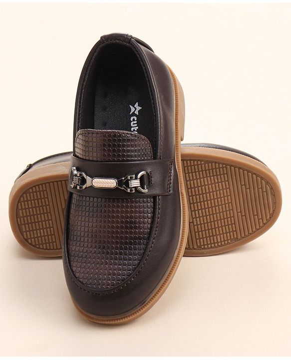 Cute Walk by Babyhug Slip On  Formal Shoes - Brown