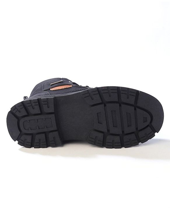 Cute Walk by Babyhug Winter Boots with Lace Up Closure - Black