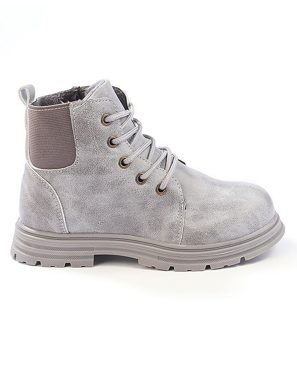 Cute Walk by Babyhug Lace Up  Winter Boots - Grey