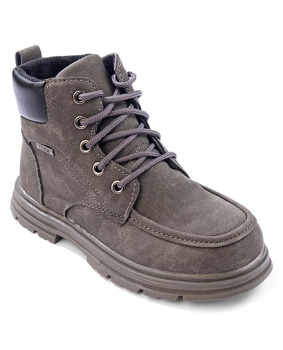 Cute Walk by Babyhug Winter Boots with Lace up Closure - Grey