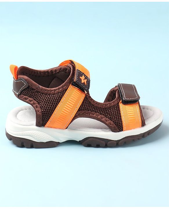Cute Walk by Babyhug Velcro Closure Sandals - Brown