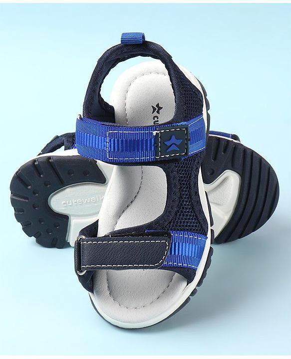 Cute Walk by Babyhug Velcro Closure Sandals - Brown