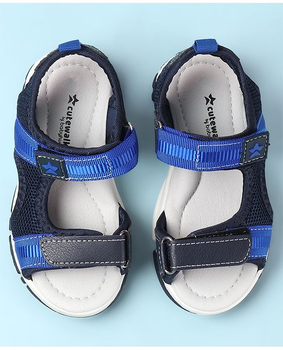 Cute Walk by Babyhug Velcro Closure Sandals - Brown