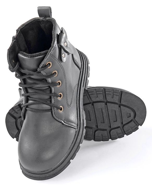 Pine Kids Winter Boots with Lace Up Closure -  Blue