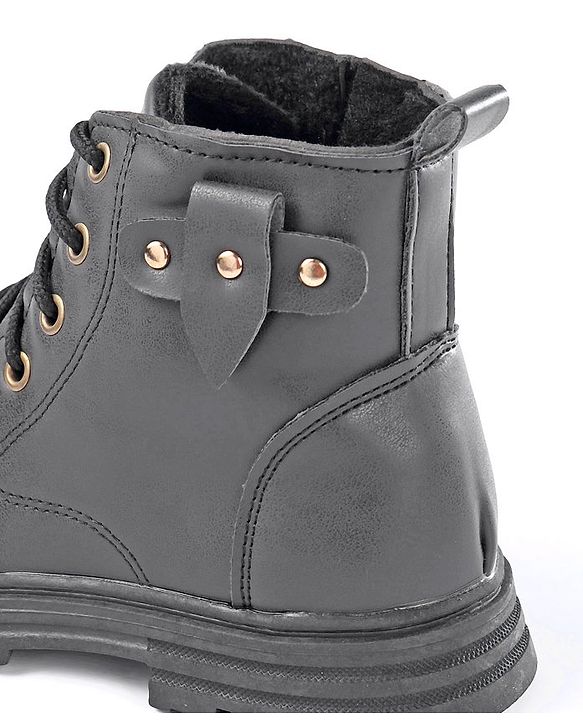 Pine Kids Winter Boots with Lace Up Closure -  Blue
