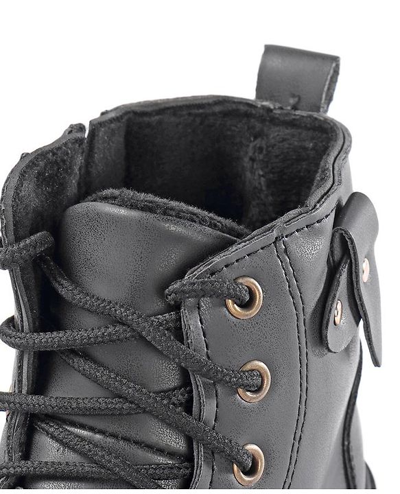 Pine Kids Winter Boots with Lace Up Closure -  Blue