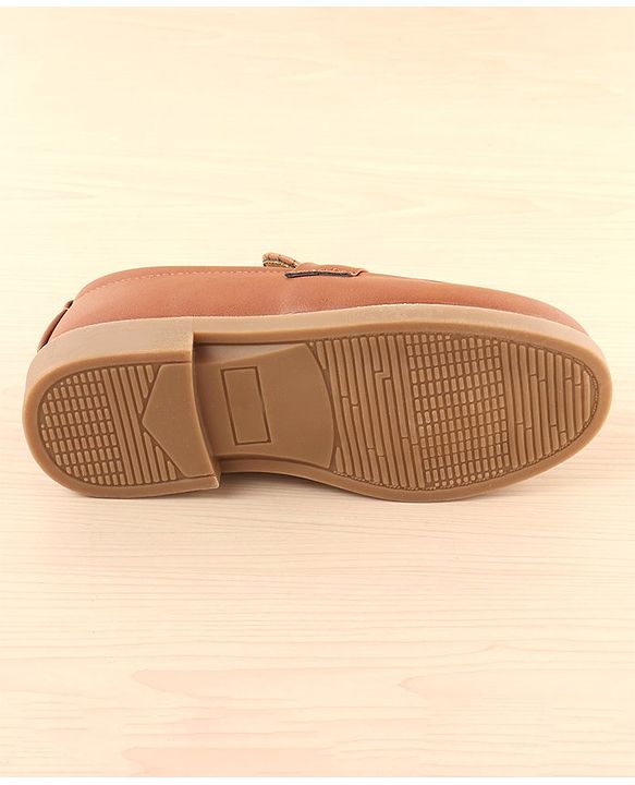 Pine Kids Slip On Party Wear Loafers - Brown