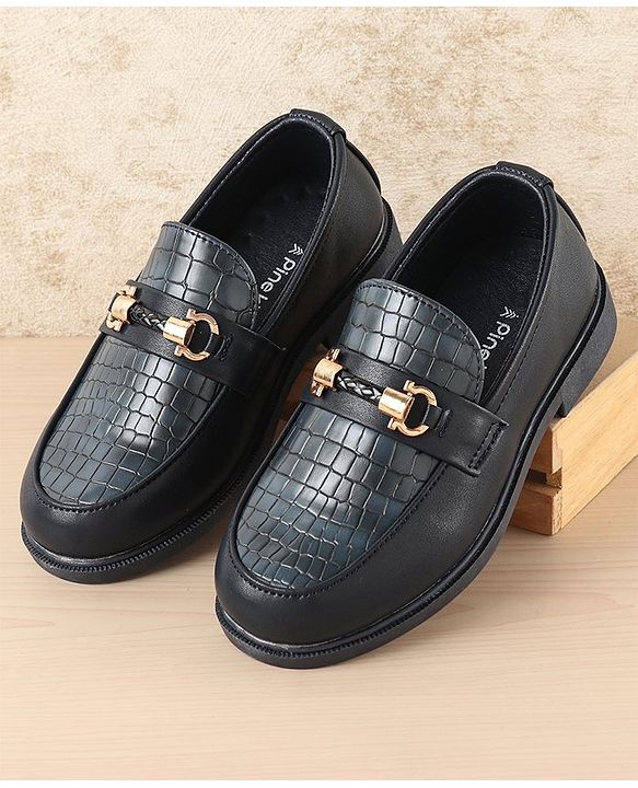 Pine Kids Slip On Party Wear Loafers - Brown