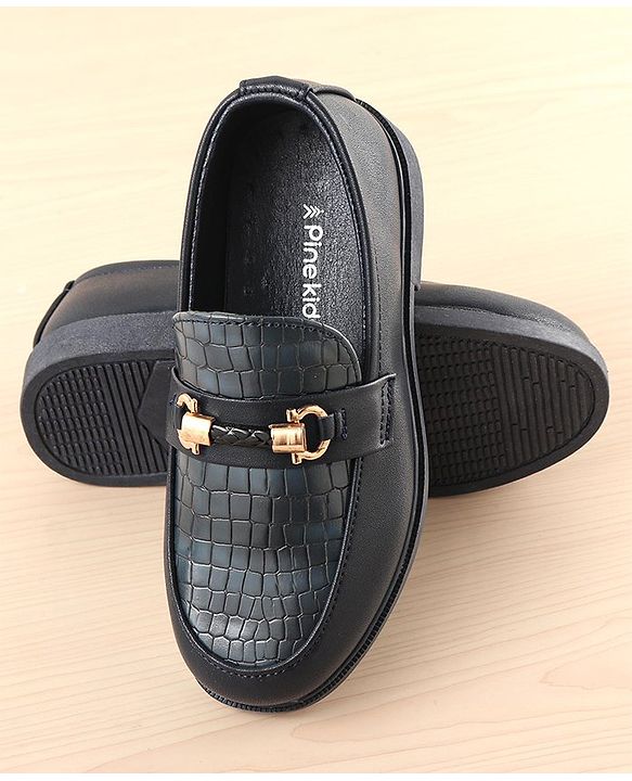 Pine Kids Slip On Party Wear Loafers - Brown