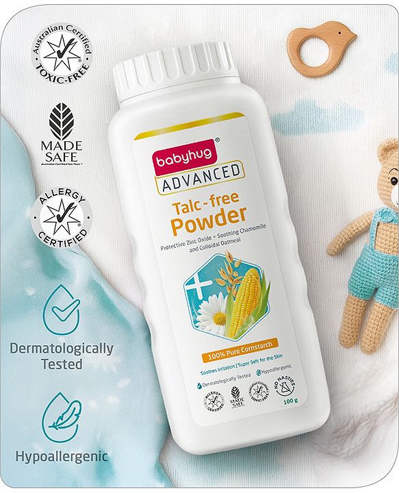 Babyhug Advanced Talc-Free Powder - 100 g