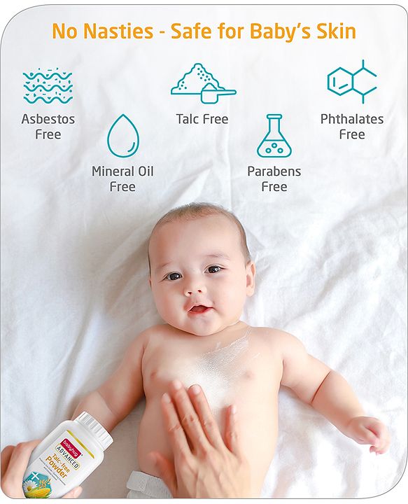 Babyhug Advanced Talc-Free Powder - 100 g