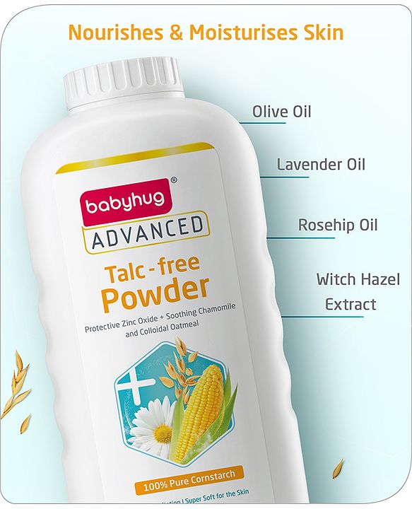 Babyhug Advanced Talc-Free Powder - 100 g