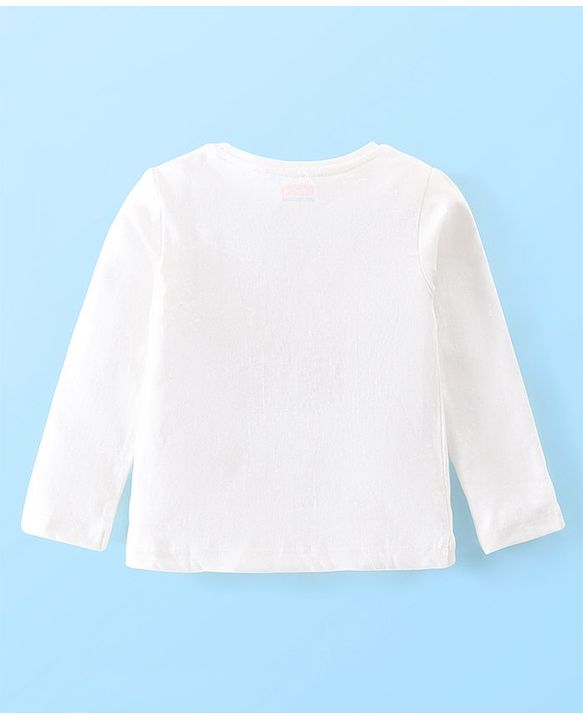 Babyhug Cotton Knit Full Sleeves Night Suit With Simile Print -Multicolor
